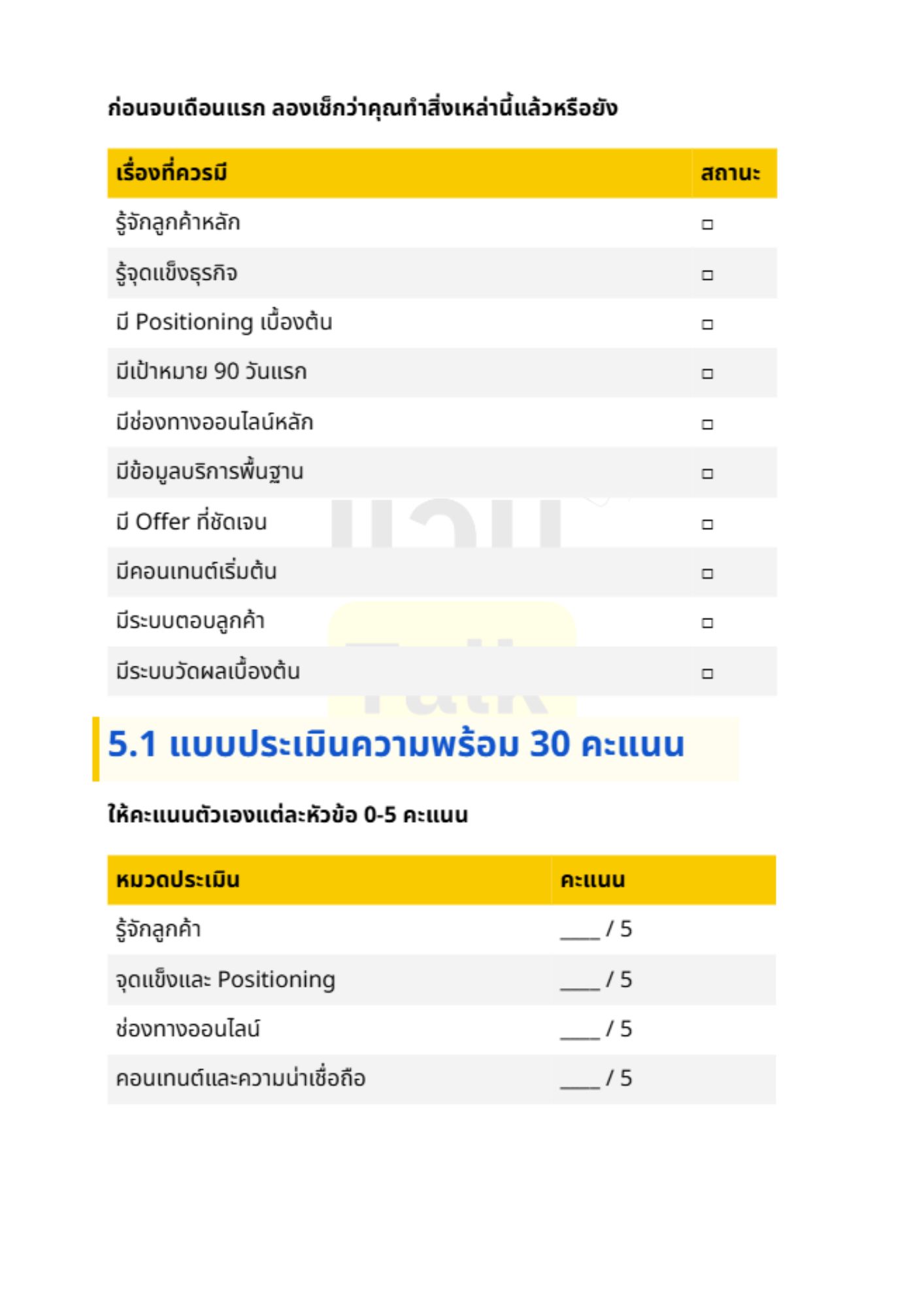 30-Day Business Plan - 4